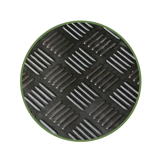 Plancha goma pavim. caucho checker 1,5 m 3 mm (m2)