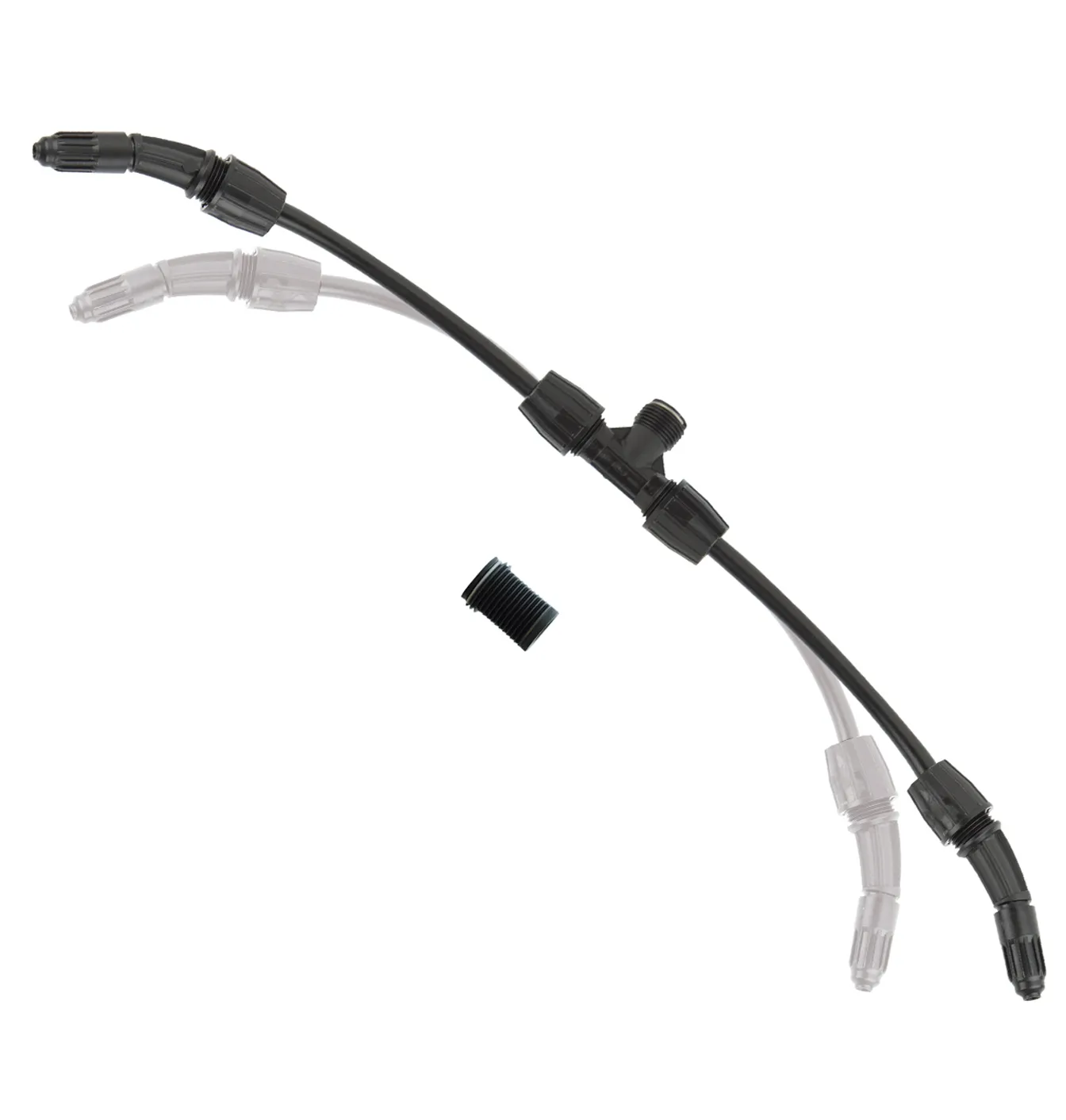 Doble boquilla flexible