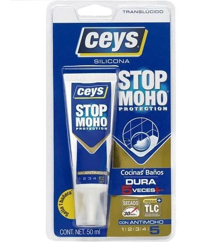 Ceys silicona stop moho translúcido 50 ml - Imagen 4