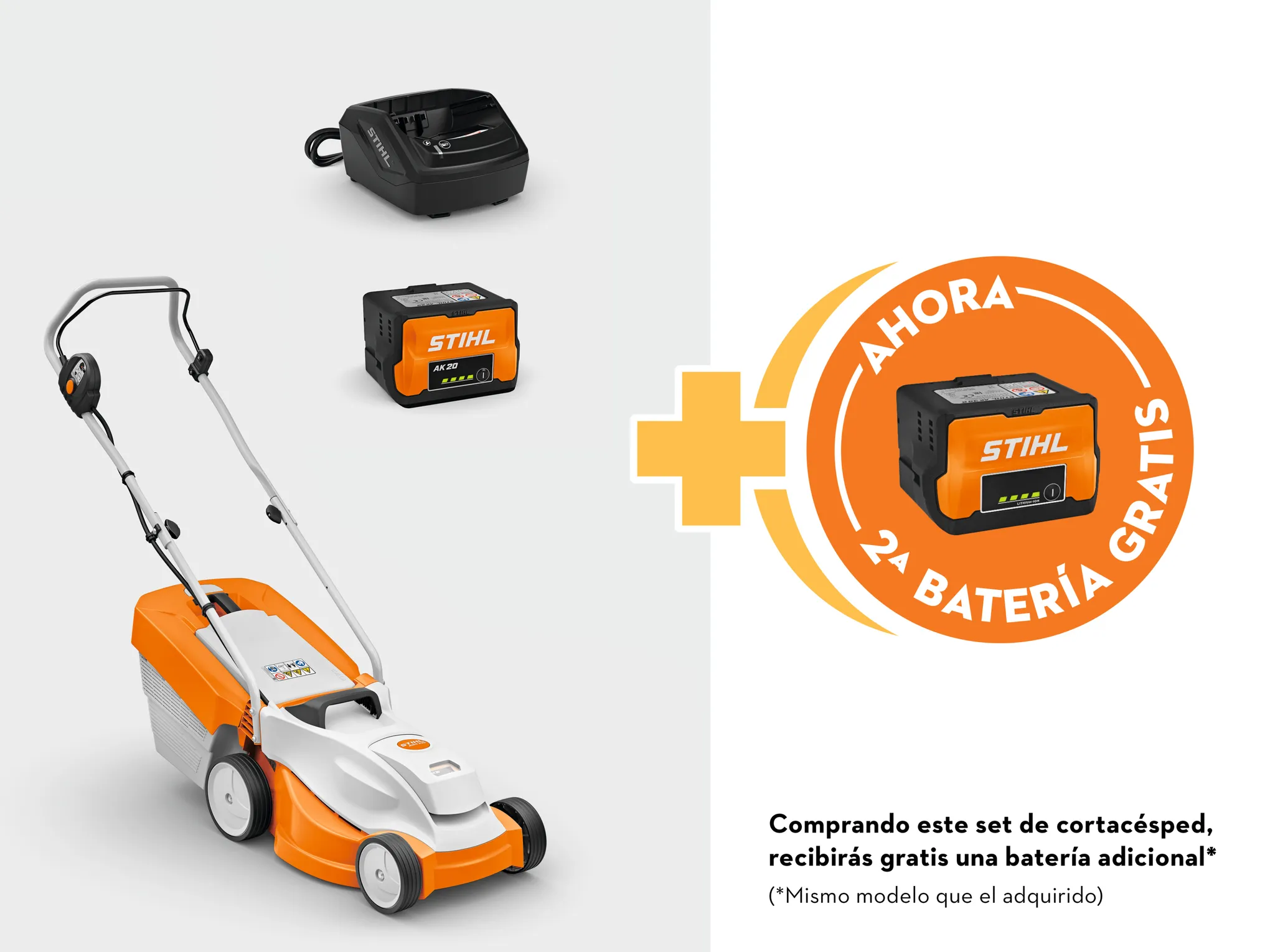 Cortacesped STIHL RMA 239 C (con AK30 + AL101)
