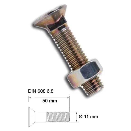 Tornillo reja 11×050