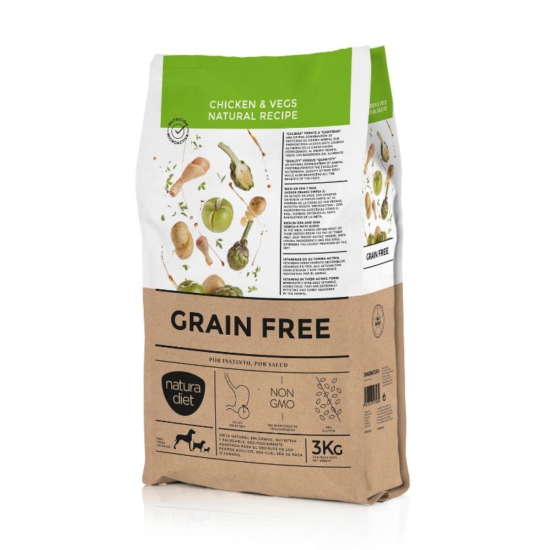Natura Diet Grain Free Chicken & Vegs (Pollo y Vegetales) - Imagen 2
