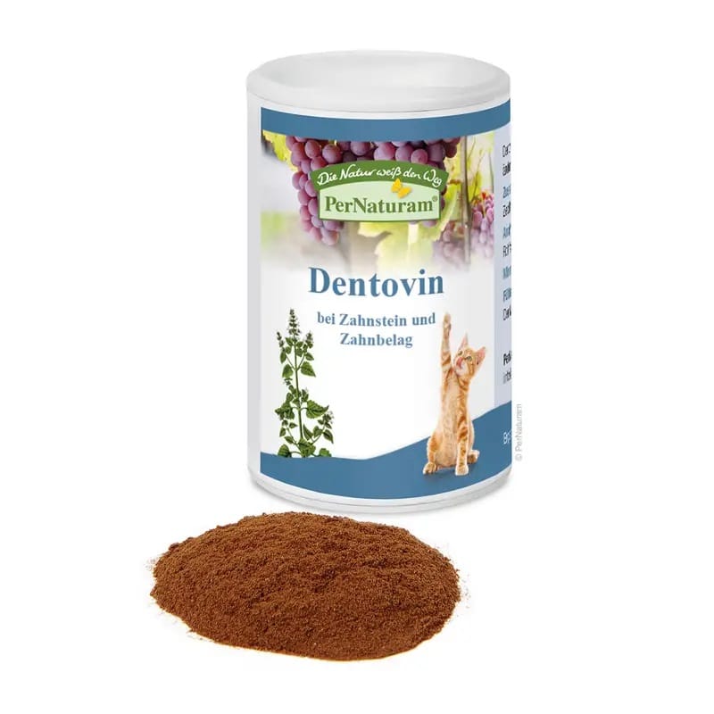 Polvo dental para gatos