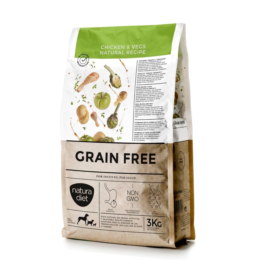 NATURA DIET GRAIN FREE CHICKEN & VEGS