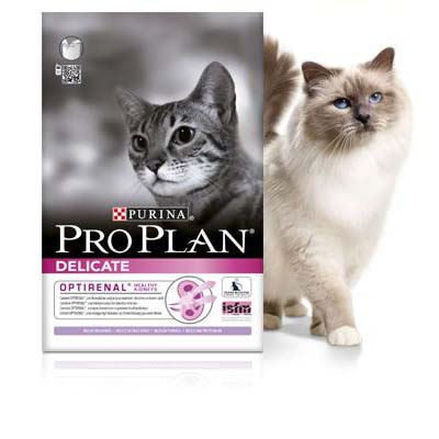 Purina Pro Plan DELICATE Gato de Pavo 1,5Kg