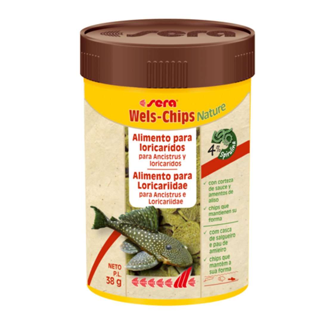 Comida para peces de fondo SERA WELL CHIPS NATURE