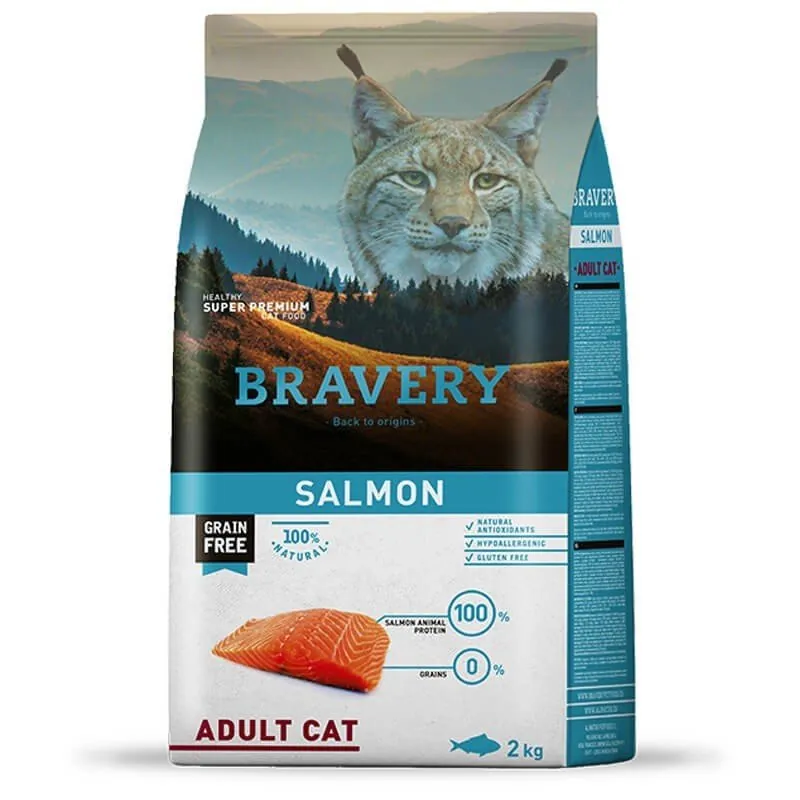 Bravery Adult Cat Salmon 2 kg