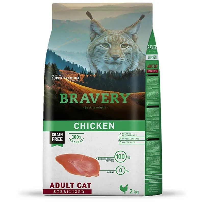 Bravery Adult Cat Sterilized Pollo 7 kg
