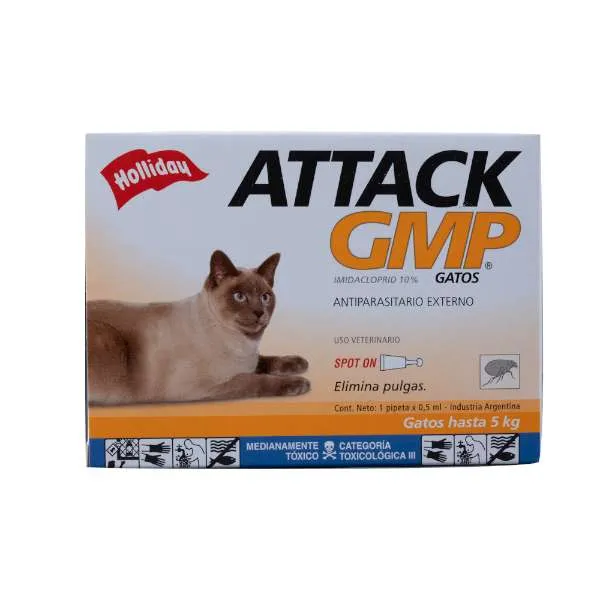 Antipulgas ATTACK GATOS GMP 0,5ML