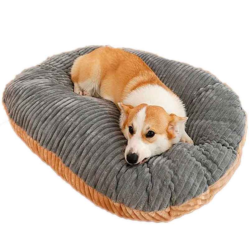 Cama Perro L Cojín, 4 rázones, reversible, lavable, comoda y económica