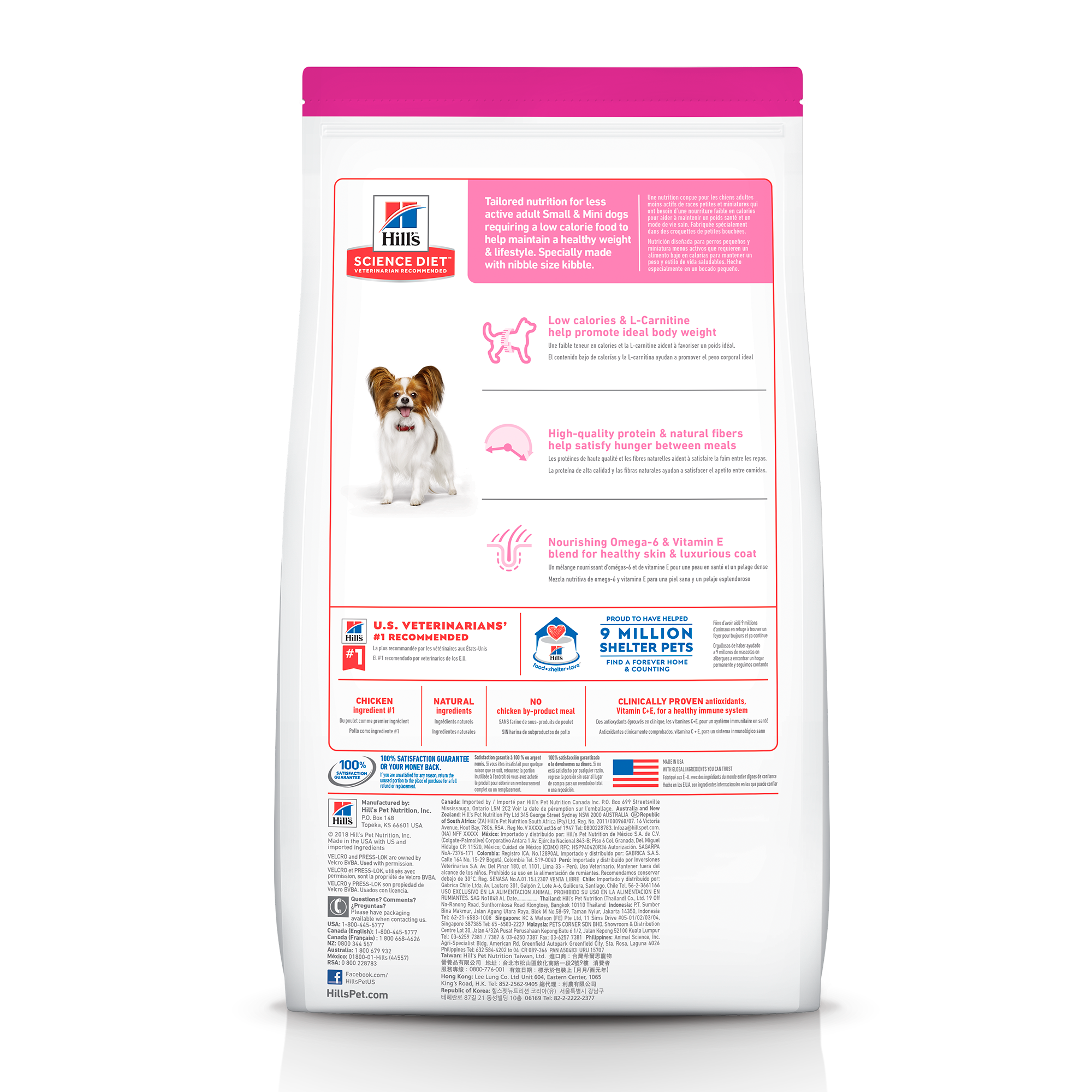 HILLS SCIENCE DIET PARA PERROS PEQUEÑOS Y MINIATURA ADULT SMALL PAWS LIGHT - Imagen 2