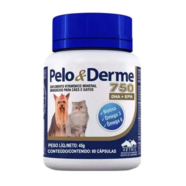 PELO Y DERME 750 60CAP