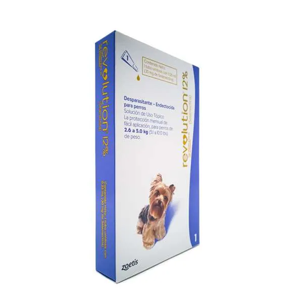 Antiparasitario REVOLUTION 12% x 0.25ML Perros 2.6 – 5Kg LILA