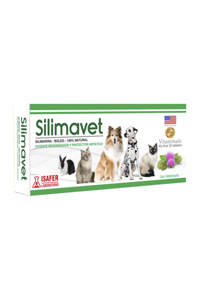 SILIMAVET Isafer x 40 Pastillas- Silimarina 100 % Natural