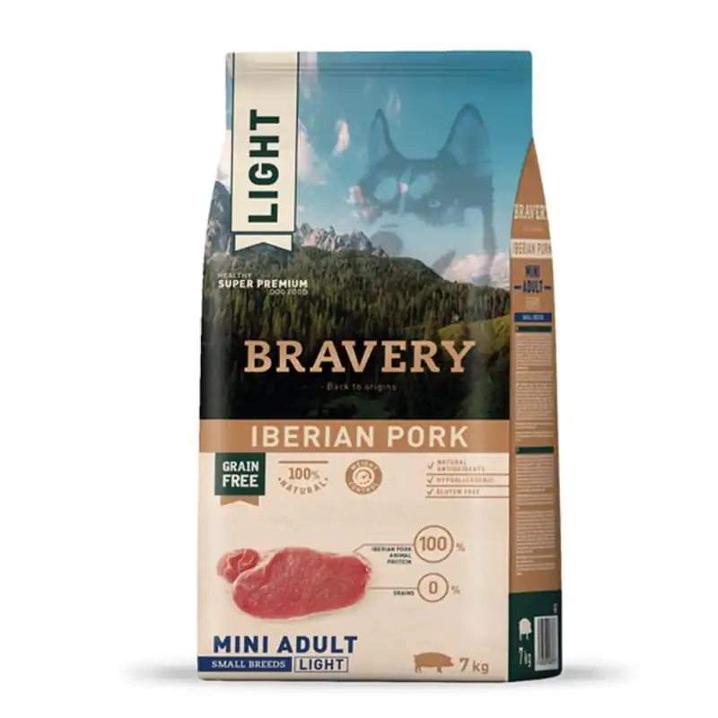 Bravery Cerdo Iberico Light Adulto Mini 7 kg