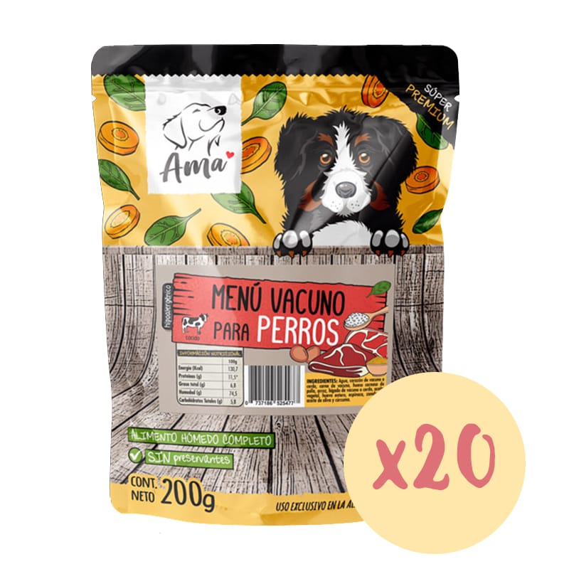 Ama Sachet Vacuno PACK 4 kg