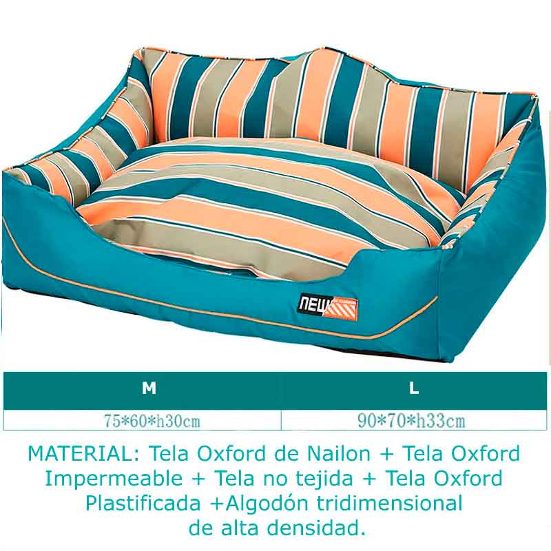 Sofá Cama para Perros Tela Oxford, 3 Cualidades, Calidad Resistente y Cómoda - Imagen 6