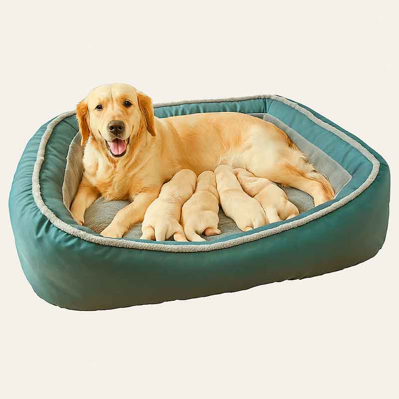 Cama Nido Perro de Lujo Talla L, 3 tributos Exclusiva, Cómoda y Antiestrés