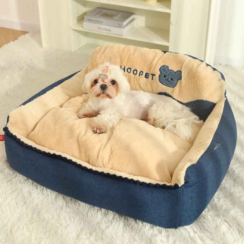 Cama para Perros Medianos Piel Cotelé Micro, 2 opciones invierno verano, increíble - Imagen 7