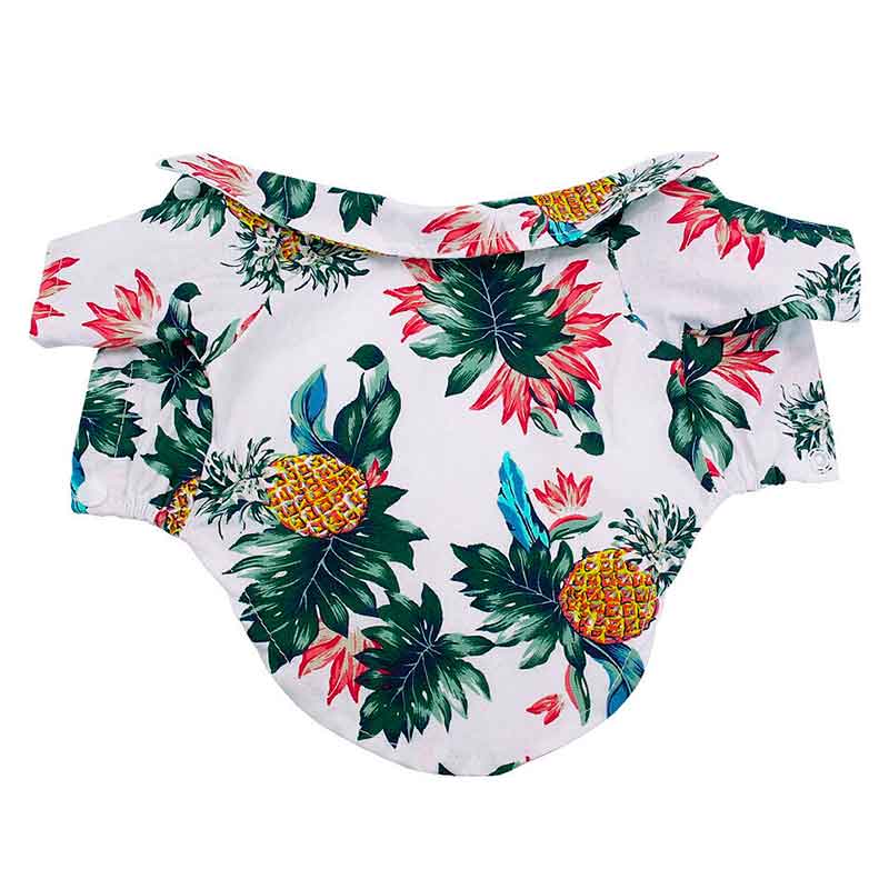 Camisa de Perritos Blanca con Piña - Imagen 6