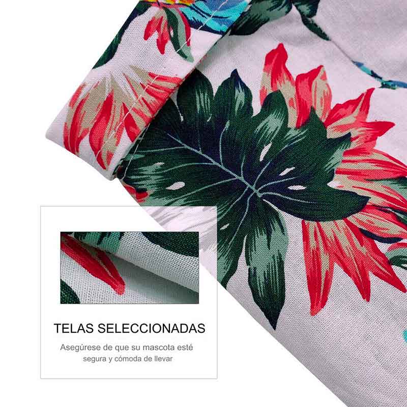 Camisa de Perritos Blanca con Piña - Imagen 3