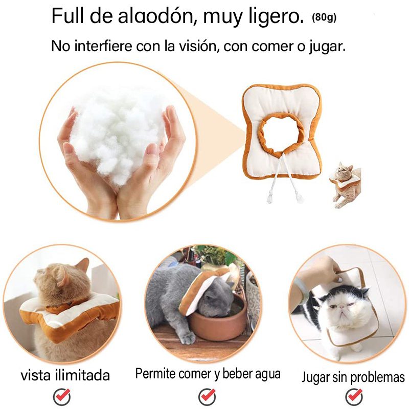 Collar Isabelino Acolchado Pan de Molde - Imagen 3