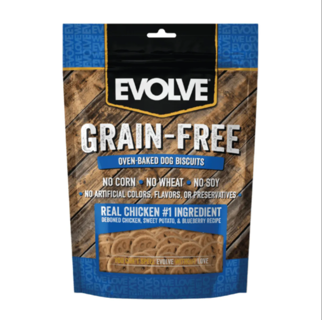 EVOLVE DOG SNACK CLASSIC JERKY CHICKEN – POLLO - Imagen 2